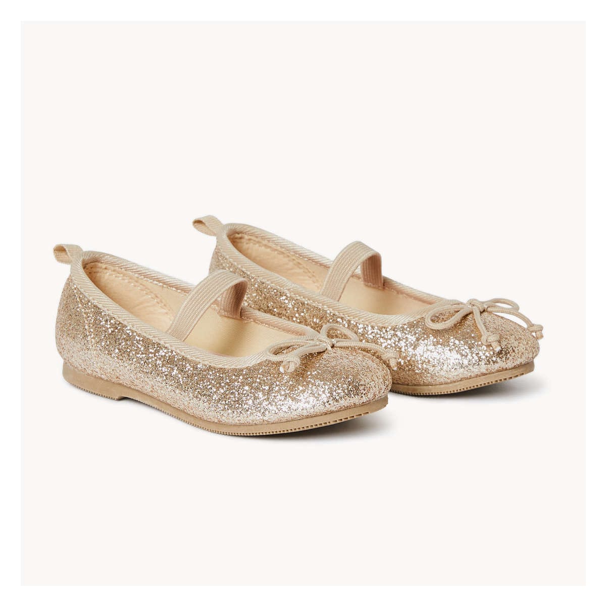 Girls gold ballet flats online